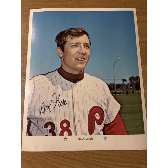 1971 Complete set of 12 Arco 8x10 Philadelphia Phillies Photo Cards Baseball VTG - Picture 7 of 16
